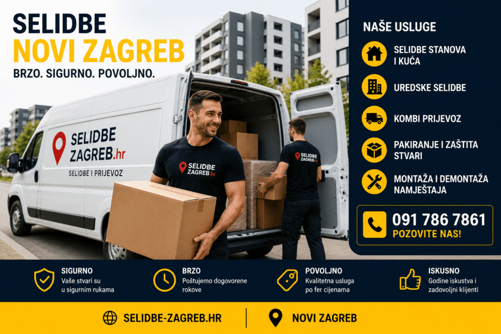 selidbe novi zagreb kombi prijevoz odvezi dovezi selidba stanova i kuća novi zagreb